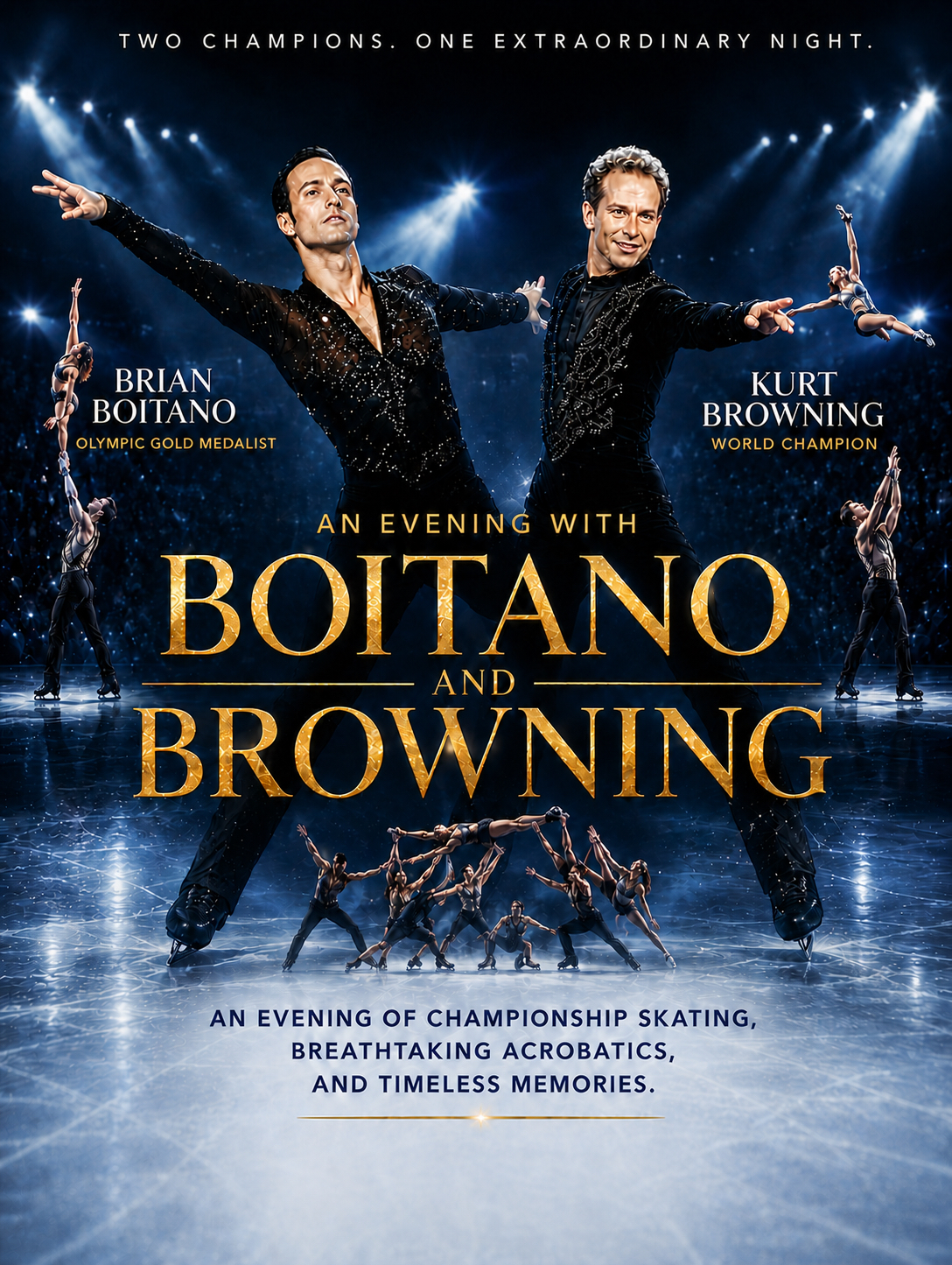 An Evening with Boitano and Browning: A Celebration of Skating promotional artwork
