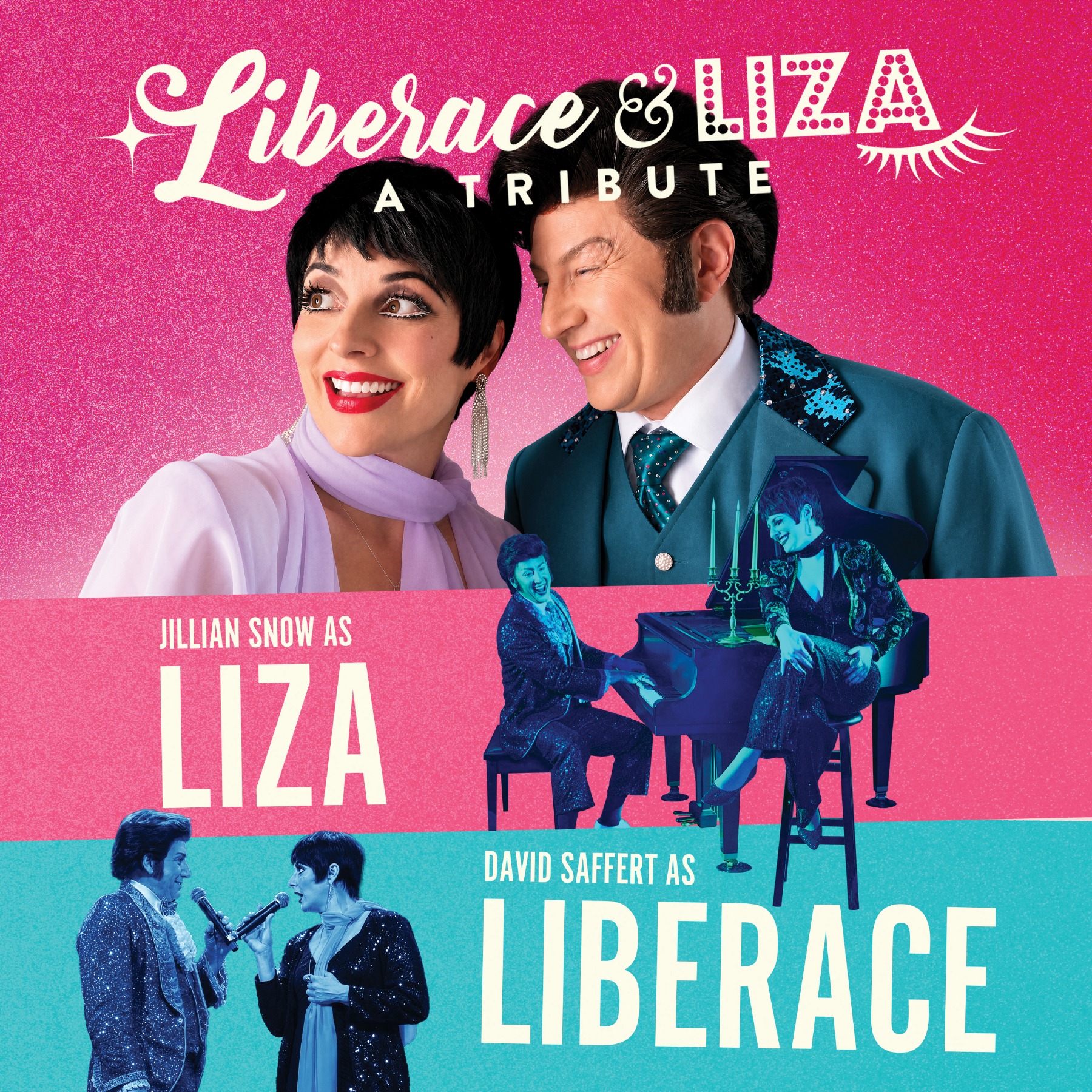 Liberace & Liza: A Tribute promotional artwork