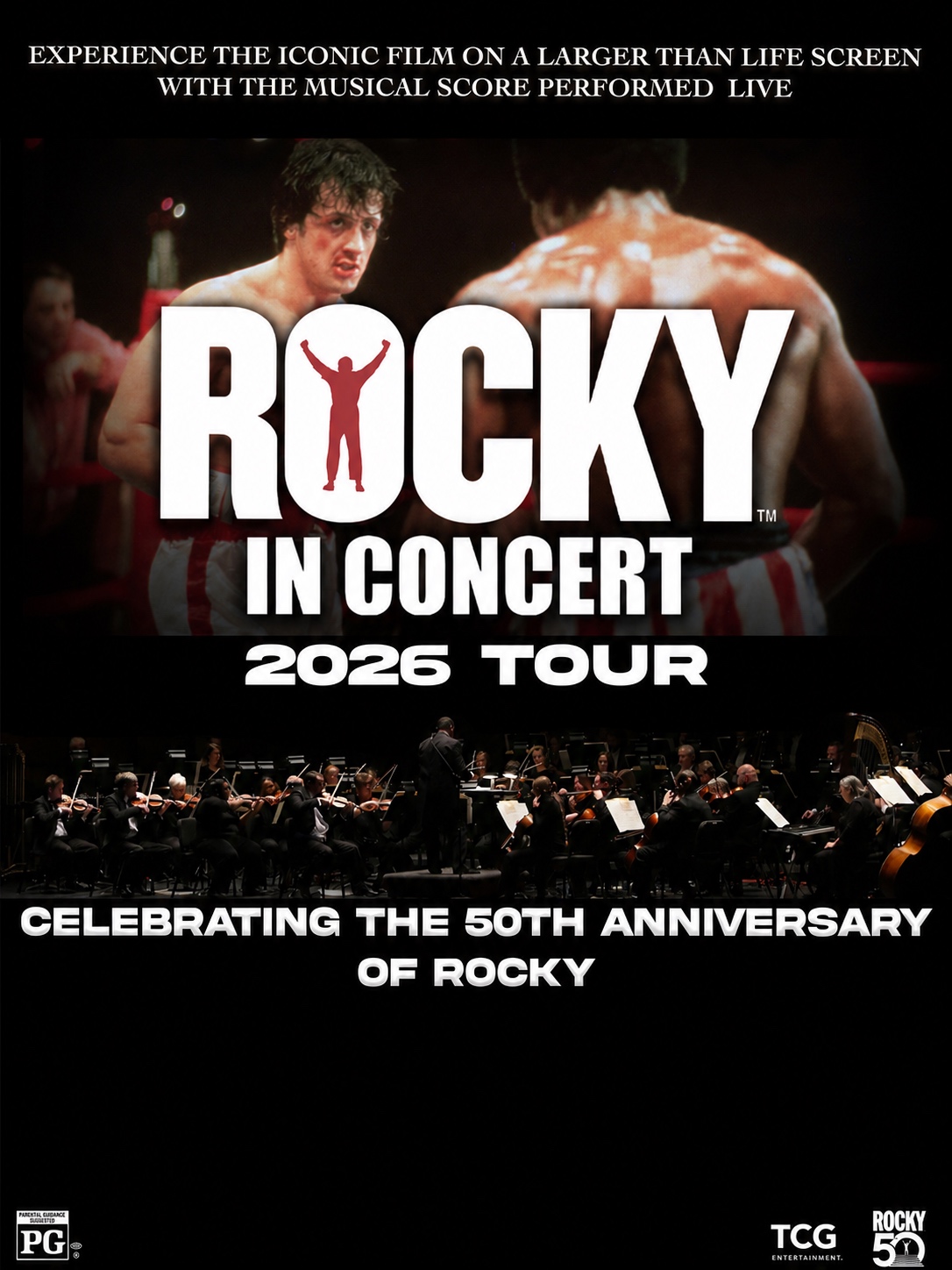 Rocky in Concert promotional artwork